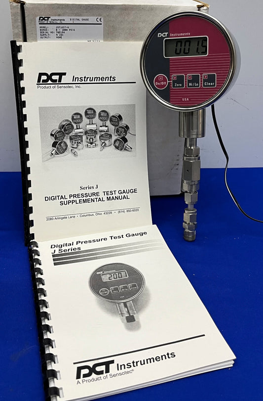 DCT INSTRUMENTS DIGITALE MANOMETER PSIG 0-1000 JVT1KGT-V JV-SERIE