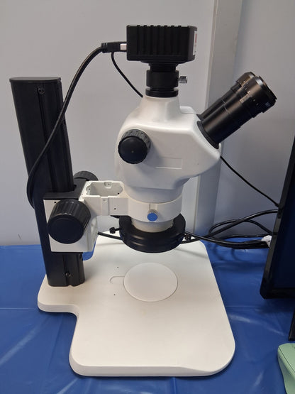 USED MMBT TS-NL Track Stand LED HDMI Microscope Unit 17 8-50X CAMERA & LED LIGHT