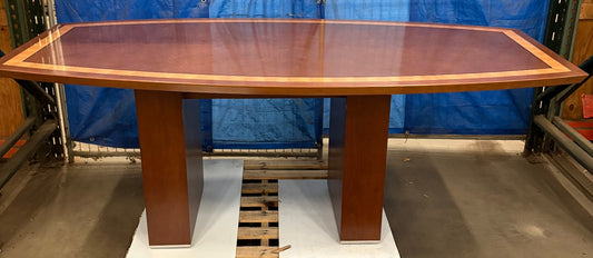 Conference room table or dinning room table. 7’ x 42” (28 1/2" on curved end)