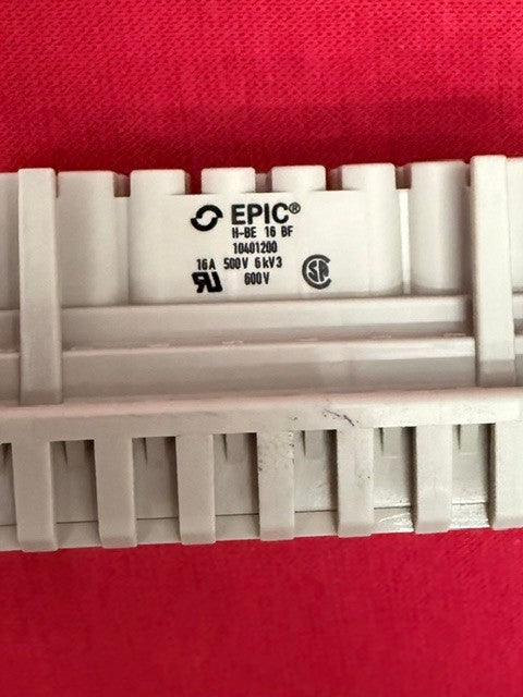 Heavy Duty Connector, Wire Protection, EPIC HBE Series, Insert, 16+PE Contacts,