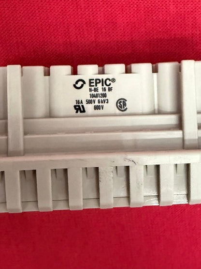 Heavy Duty Connector, Wire Protection, EPIC HBE Series, Insert, 16+PE Contacts,