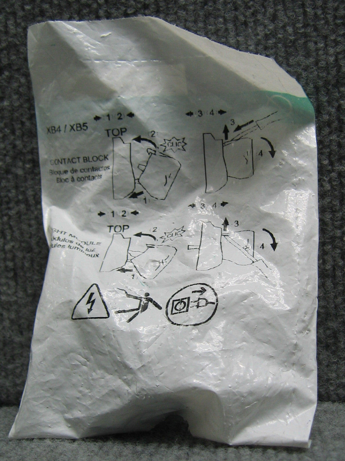 MODULO LAMPADA TELEMECANIQUE ZB5AVB5 L'ARTICOLO È NUOVO NELLA CONFEZIONE ORIGINALE NON APERTA