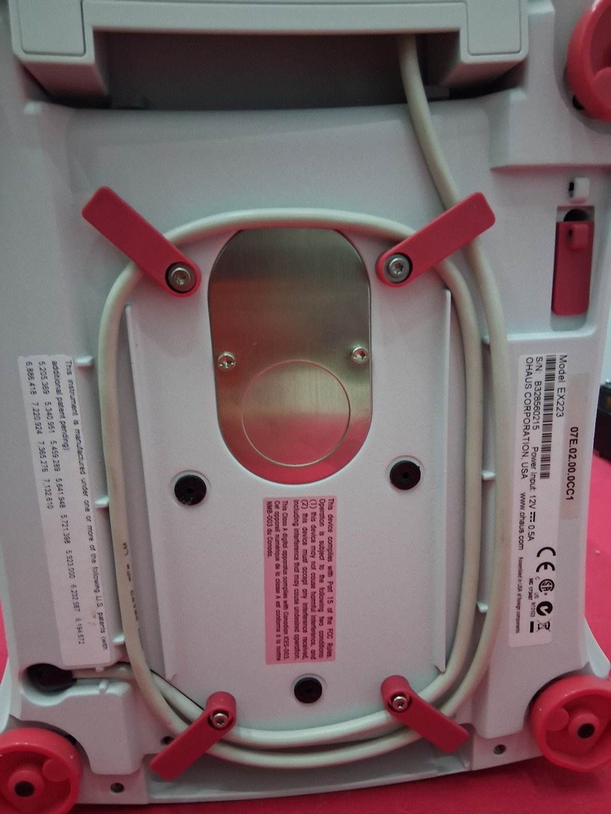 OHAUS EXPLORER EX223 PRECISION BALANCE 220G X 0.001G 5.1" DRAFT SHIELD