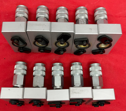 80/20 SERIES 15 2150 3/8” NPT 3-HOLE PRESSURE MANIFOLD PLATE W/ DW340A - QTY 10