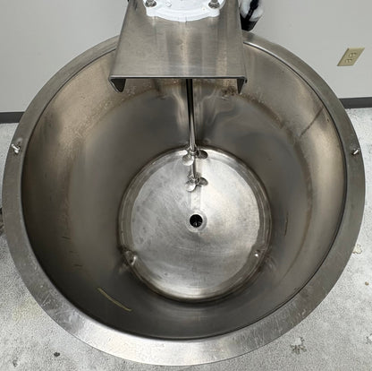 G&F MANUFACTURE SST-30G VERTICAL FINISH  MIXING TANK 30 GALLON FOR PARTS REPAIR