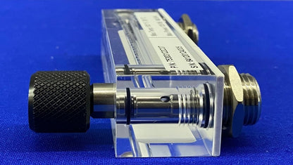 KING INSTRUMENT 75302113C07 FLOWMETER ACRYLIC 75MM/SCALE 23SCFM AIR FLOW 1/4FNPT