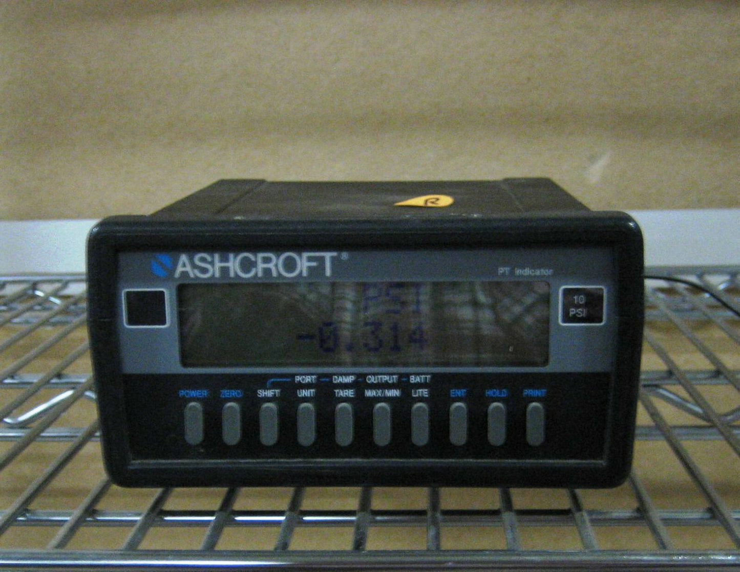 Ashcroft® PT デジタル圧力インジケーター ベンチトップ 温度範囲 32°～120°F
