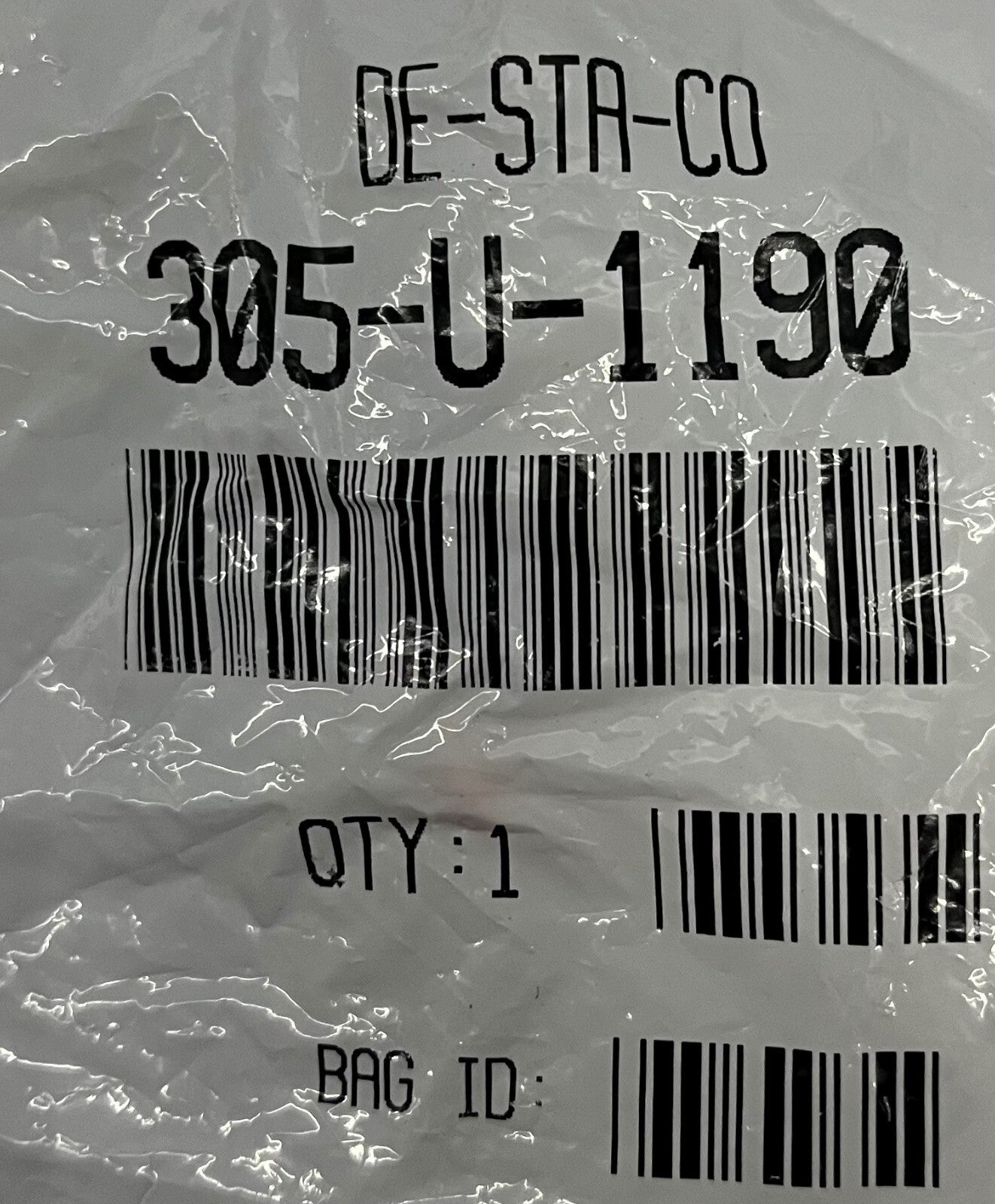 DE-STA-CO 305-U-1109 手動ホールドダウンクランプ 5個セット