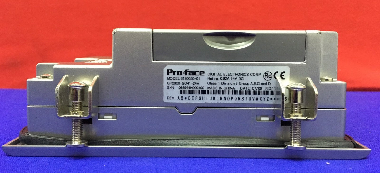 PRO-FACE 3180050-01 / GP2300-SC41-24V TOUCHSCREEN 0,92A 24V DC 