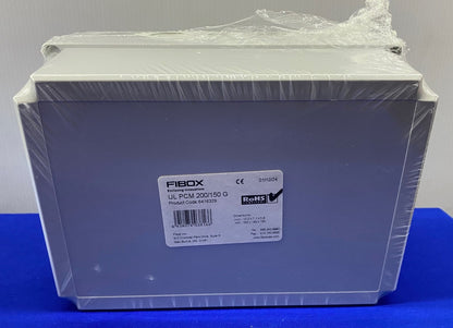 FIBOX UL PCM 200/150 G 6416329 ENCLOSURE O/D 10" X 7.1" X 5.9" POLYCARBONATE