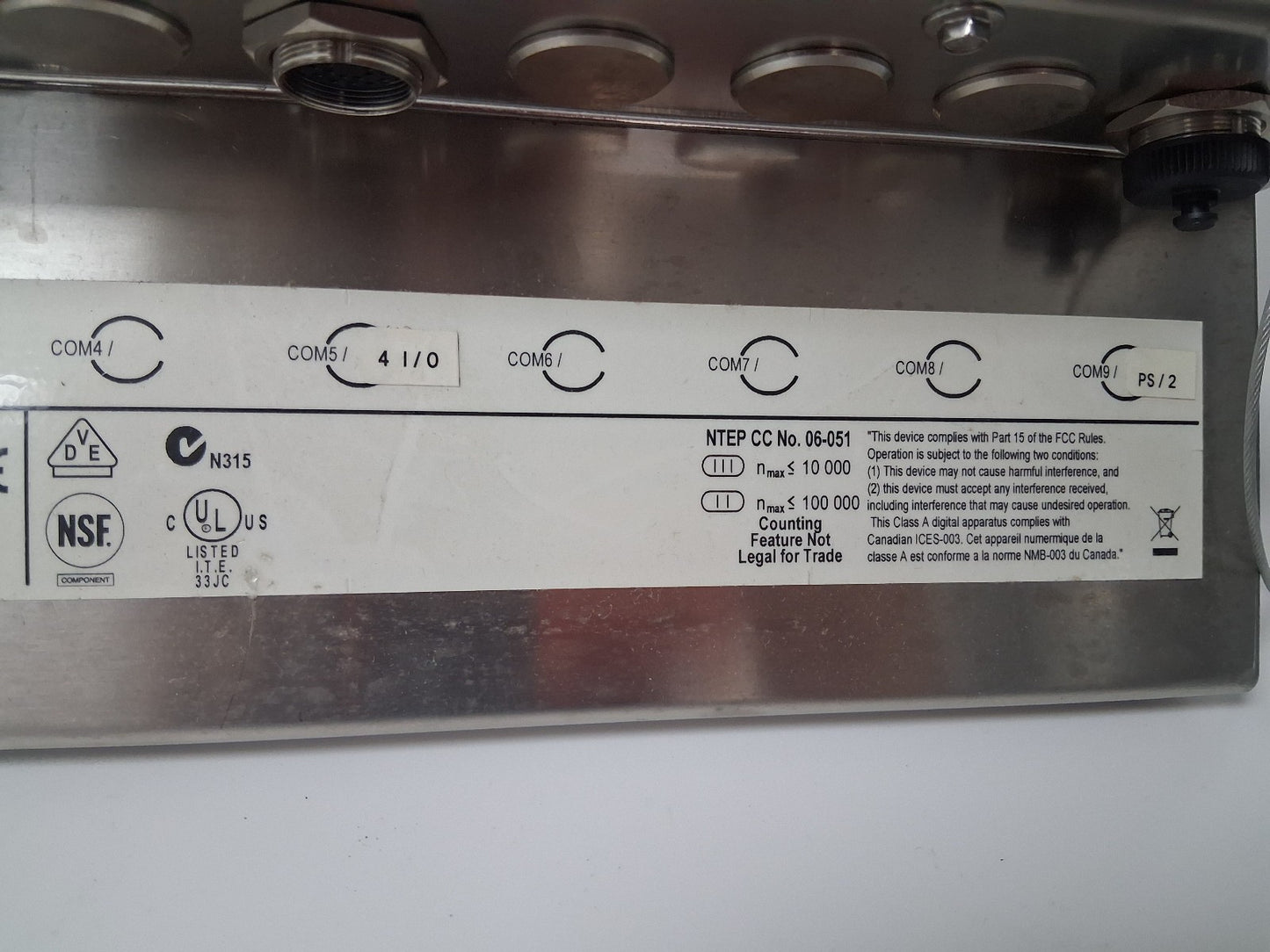 Mettler Toledo IND690 Weighing Terminal with X1202S Precision Weighing Platform