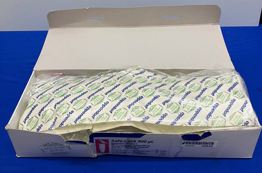 EPPENDORF MODELLO 2260000-1, SN 0540224A, PROVETTE PER MICROCENTRIFUGA .5ML, 50 PZ 