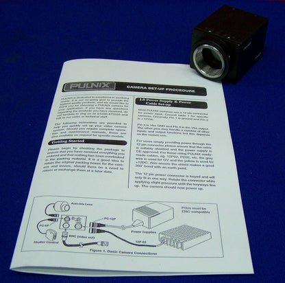 CAMÉRA PULNIX TM-6EX HAUTE RÉSOLUTION CCD VIDÉO MONOCHROME