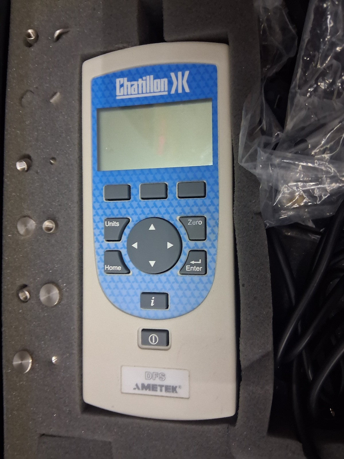 Chatillon Ametek DFS-050 Digital Force Gauge Load Cell  50 lbf w Hard Case Tips