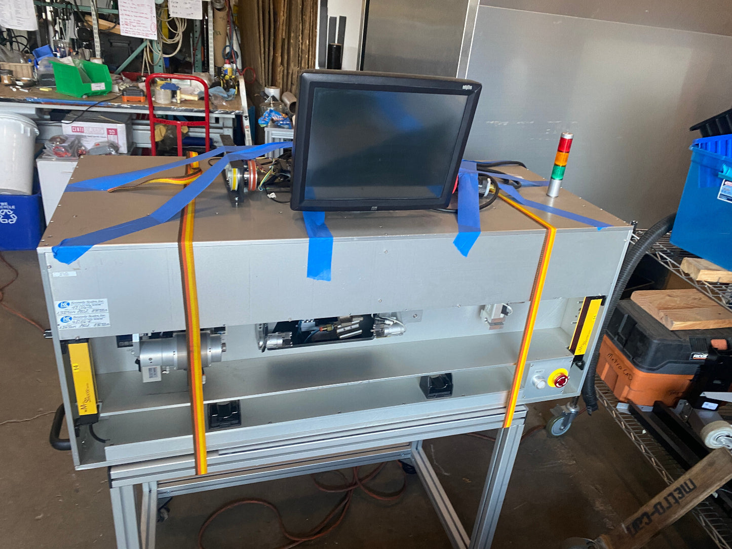 LOTE DE 2 SISTEMAS DE SOPLADO DE GLOBOS MSI Machine Solutions BBM700-100 Piezas/Reparación