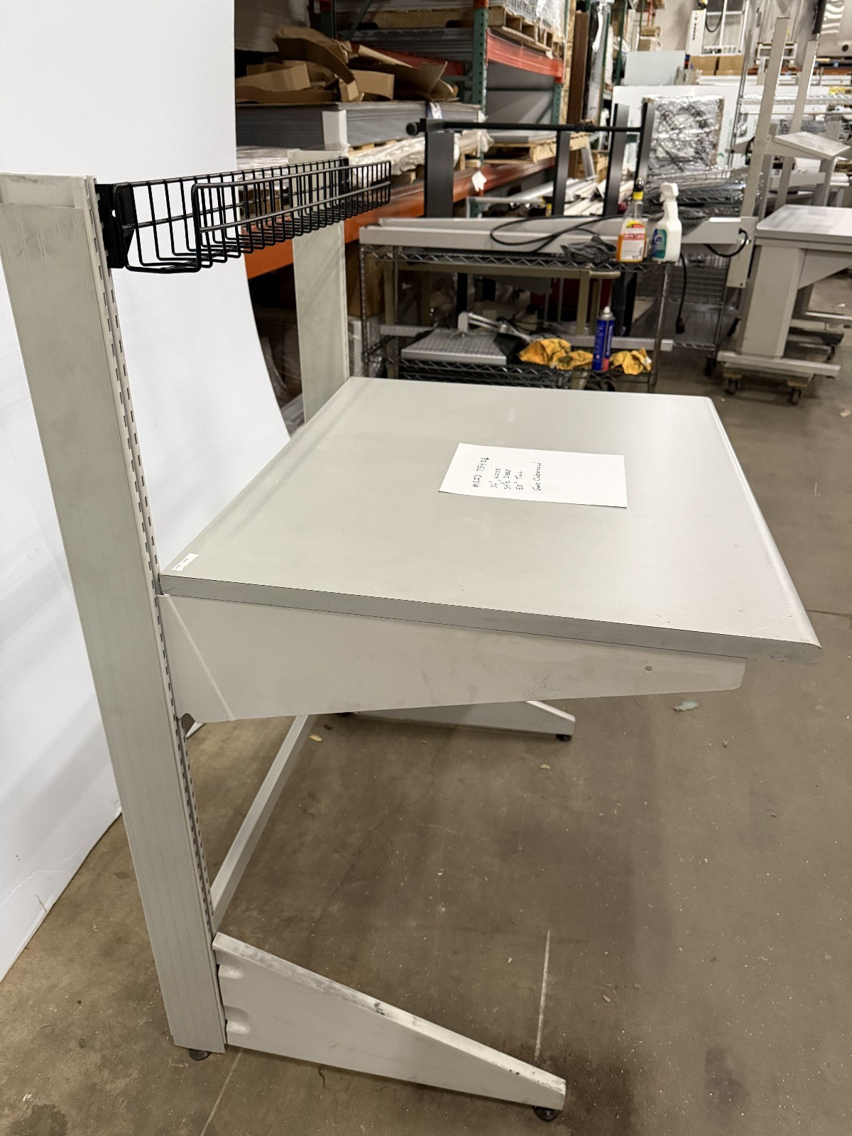 LISTA 36" W X 34 1/2" D X 55" TALL WORKBENCH / TABLE RISERS