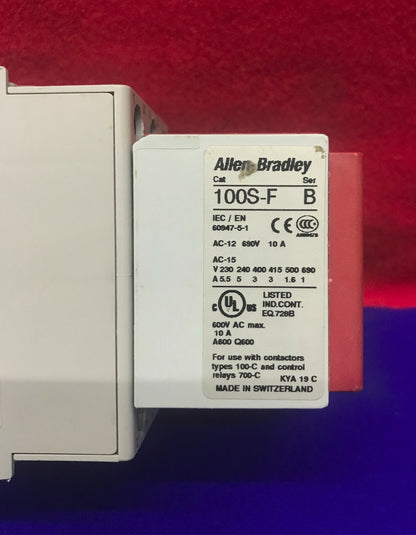 Allen-Bradley / Allen Bradley AB 100S-C30ZJ14C CONTATTORE DI SICUREZZA COMPLETO DEL DISPOSITIVO
