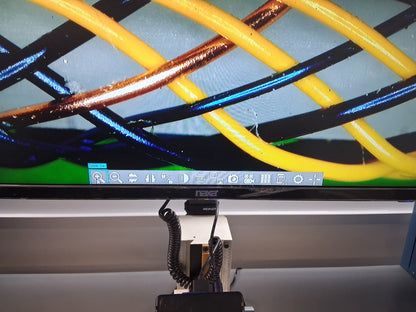 MMBT-1DM XY Tool Scope 20X Toolmakers Manual Microscope  2"x2" Stage HDMI Camera