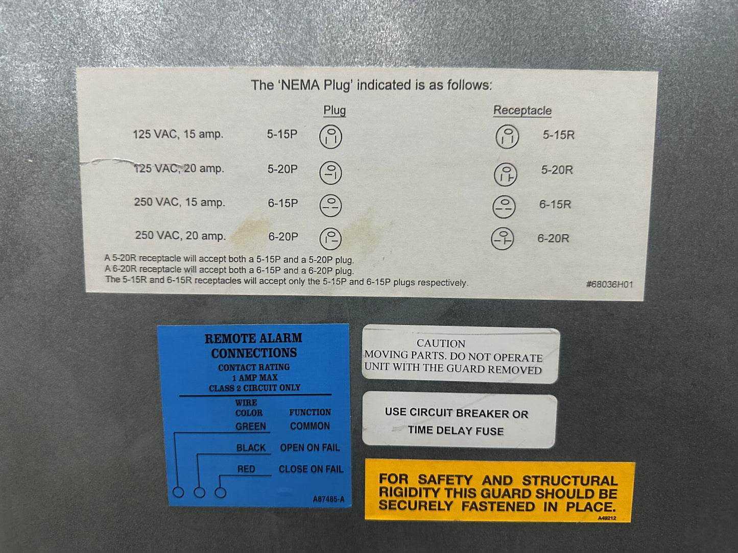 THERMO ELECTRON CORPORATION / REVCO ULT2583-9SI-D37 GEFRIERSCHRANK. 208/230 V 60 HZ