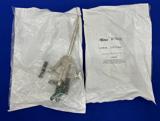 VWR TALON® 915200 21572-800 ABRAZADERAS DE EXTENSIÓN DE LABORATORIO GRANDES DE 3 PUNTAS EXT DA “A” CANTIDAD 2 