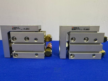 SMC MXH16-10 Pneumatic Compact double stroke slide table 10mm 1 Lot of Qty. 2