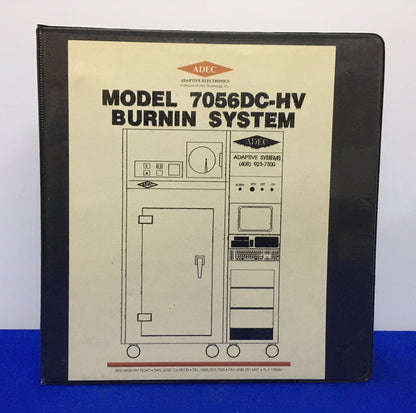 MANUEL D'UTILISATION DU SYSTÈME DE GRAVAGE ADEC ADAPTATIVE ELECTRONICS 7056DC-HV