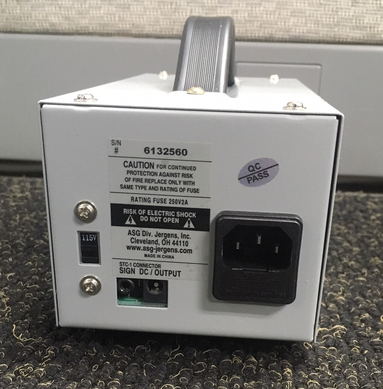 H1OS CL-6500 ELECTRIC DRIVER WITH ASG ASSEMBLY PS-55 POWER SOURCE