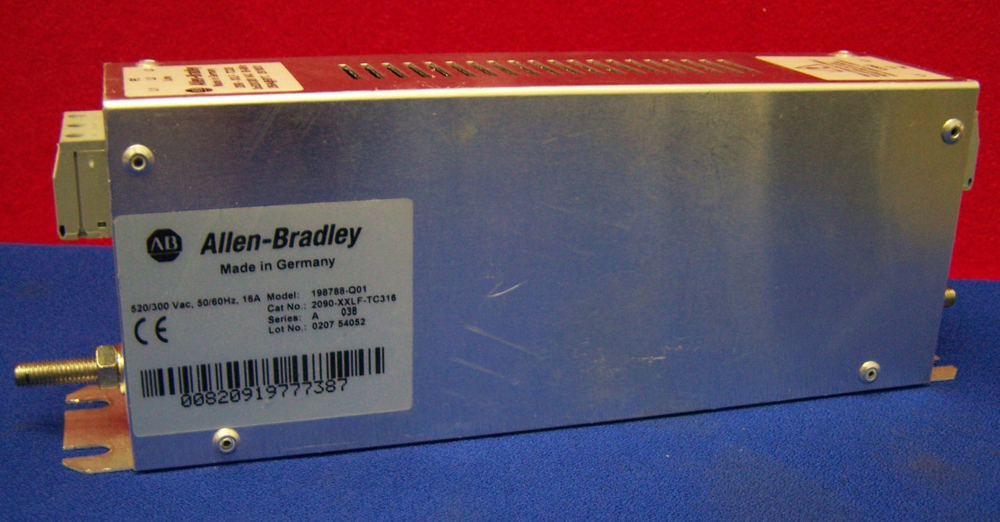 Filtro Allen Bradley AB 198778-Q01 2090-XXLF-TC316 2090-XXLF-TC325
