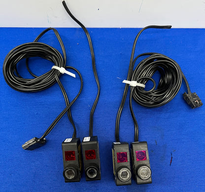 TESTA SENSORE FOTOELETTRICO KEYENCE LV-H32 LASER SEMICONDUTTORE ROSSO VISIBILE - QTY 4