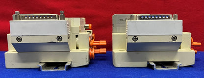 Lot von 2 SMC SS5V1 1011265-00-6 mit (5) SV1100-5FU Magnetventilen