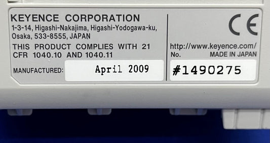 CONTROLLER DEL SENSORE DI SPOSTAMENTO LASER KEYENCE LK-G3001
