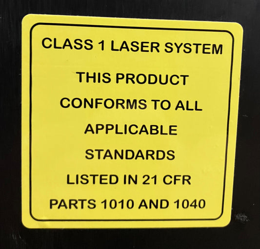 N00377 SYSTÈME DE REFUSION DE COLLAGE LASER PERSONNALISÉ CLASSE 1, POINT FOCAL 0,600 SANS MONITEUR