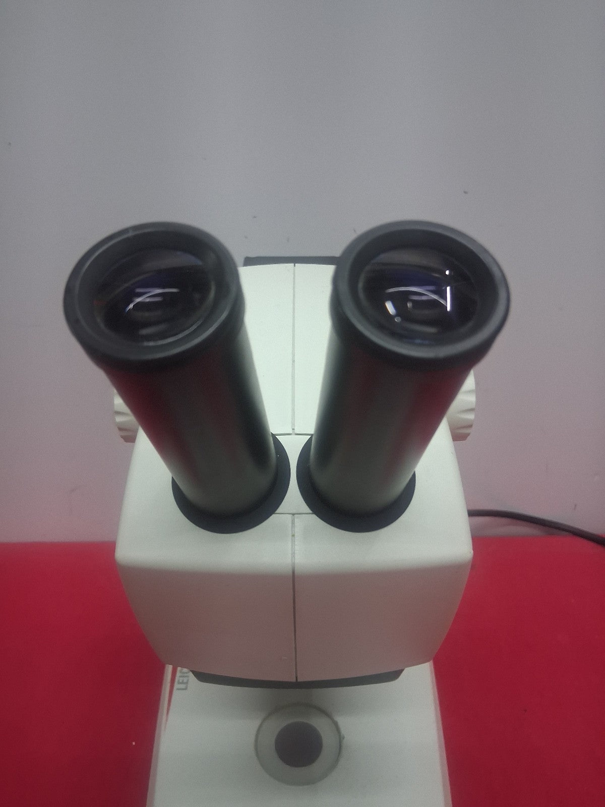 LEICA EZ4 8-35X MAGNIFICATION STEREO MICROSCOPE TOP AND BOTTOM LED PARTS/ REPAIR