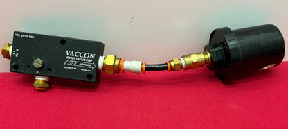 VACCON VP20-90H VACUUM SINGLE STAGE VENTURI VACUUM PUMP 28” Hg 80 PSI 1.8 SCFM