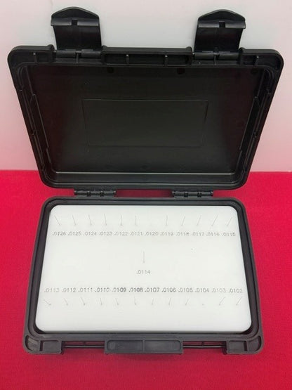 Vermont Gage Class X  Go Over / Under Gage Pin Set 0.0114 Nominal 23 of 25 Pins