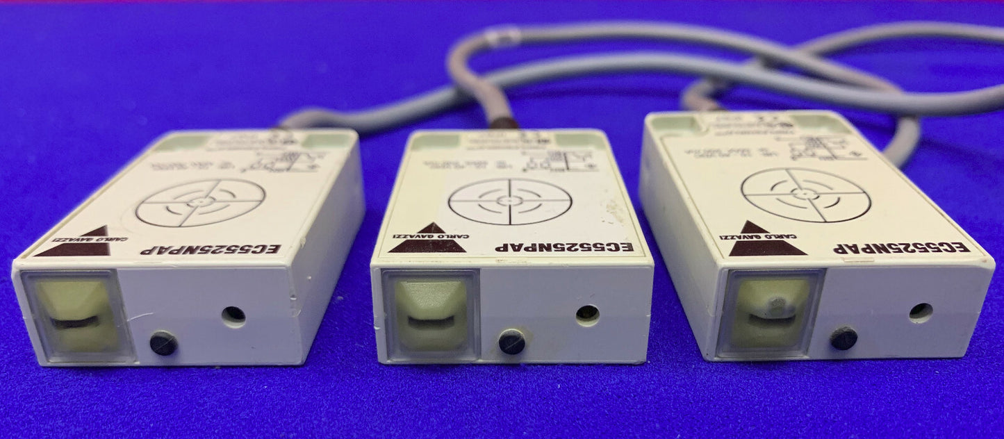 Qté 3 - Capteurs de proximité Carlo Gavazzi EC5525NPAP