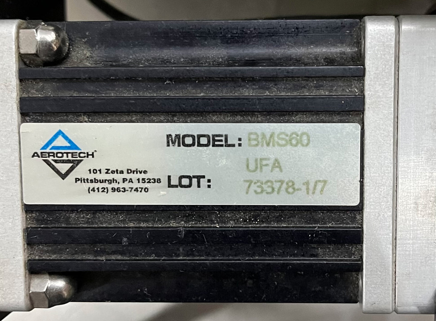 AEROTECH ATS20015 &amp; 20015-40P MOTORISIERTER XY-LINEARBÜGEL, CA. 150 MM, 6" WEGBEWEGE