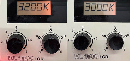 SCHOTT LEICA KL 1500 LCD LIGHT SOURCE ILLUMINATOR w/ NO BRAND RING-LIGHT