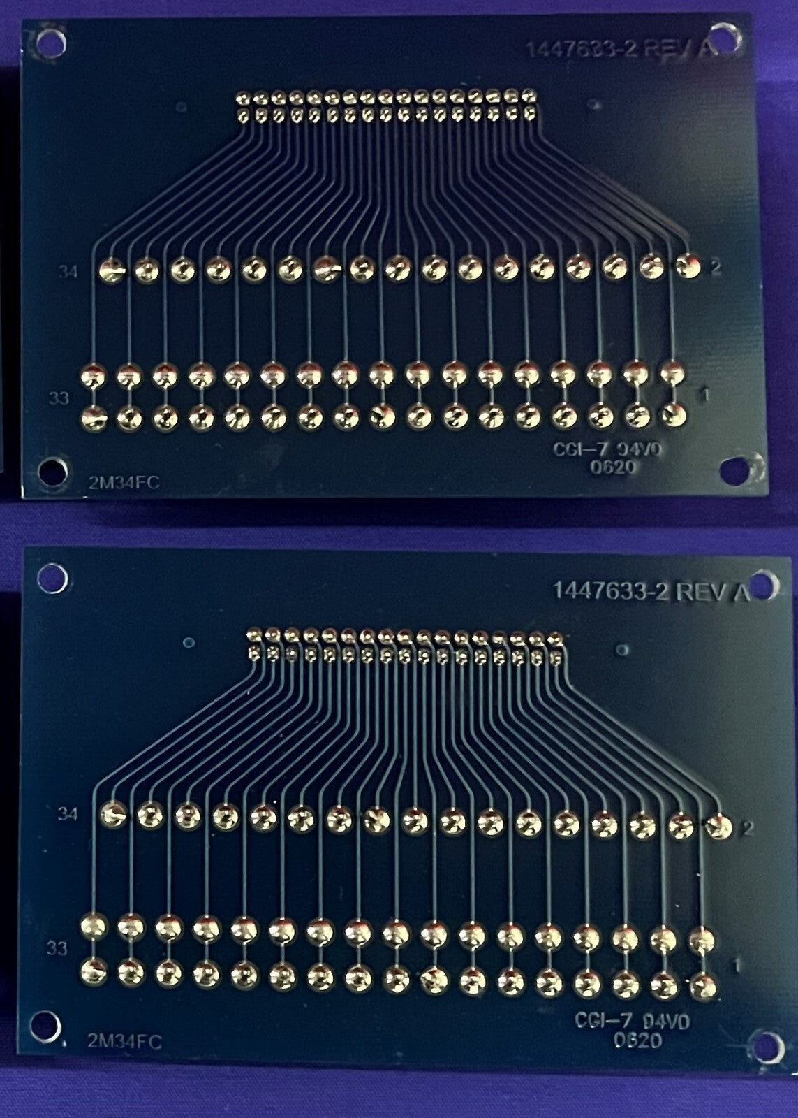 1 LOTTO QTY DA 4 - Modulo interfaccia blocco terminale 2M34FC (marchio 3-Tyco 1-RDI)