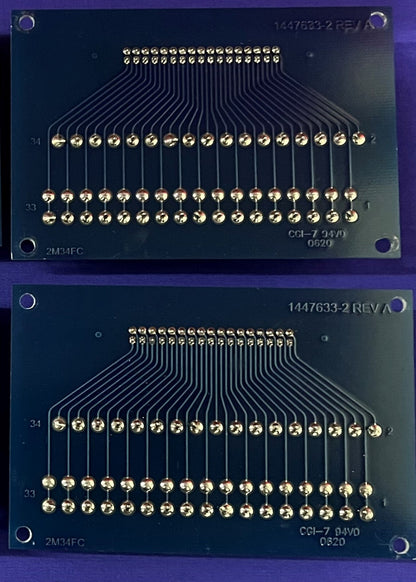 1 LOTTO QTY DA 4 - Modulo interfaccia blocco terminale 2M34FC (marchio 3-Tyco 1-RDI)