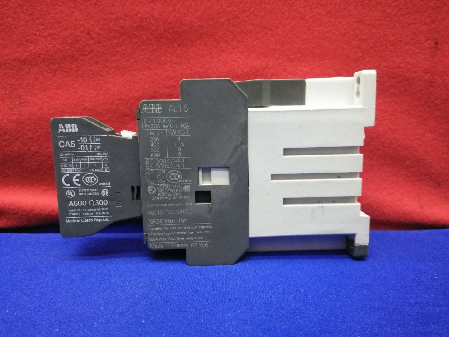 CONTATTORE ALLEN-BRADLEY / ABB / ALLEN BRADLEY AL16 