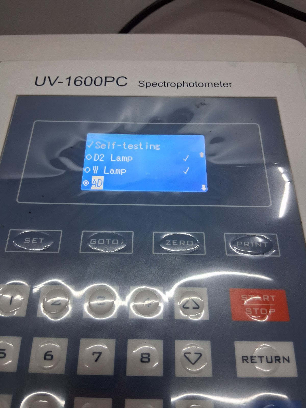 VWR UV-1600PC SPECTROPHOTOMETER 110 V AC 120 W 60 HZ 15A TESTED WORKS