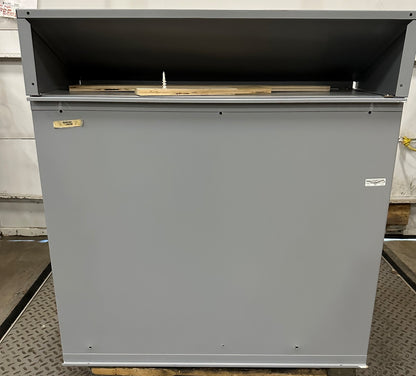 OVERHEAD STORAGE WALL HANGING CABINET CABINET DARK GRAY WITH GRAY SWING DOOR