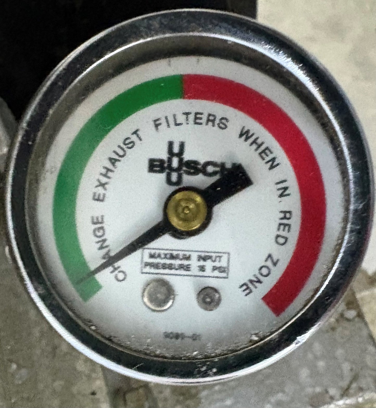 BUSCH RA0025.E506.1001 ROTARY VANE VACUUM PUMP W/ TOSHIBA MOTOR - PARTS REPAIR