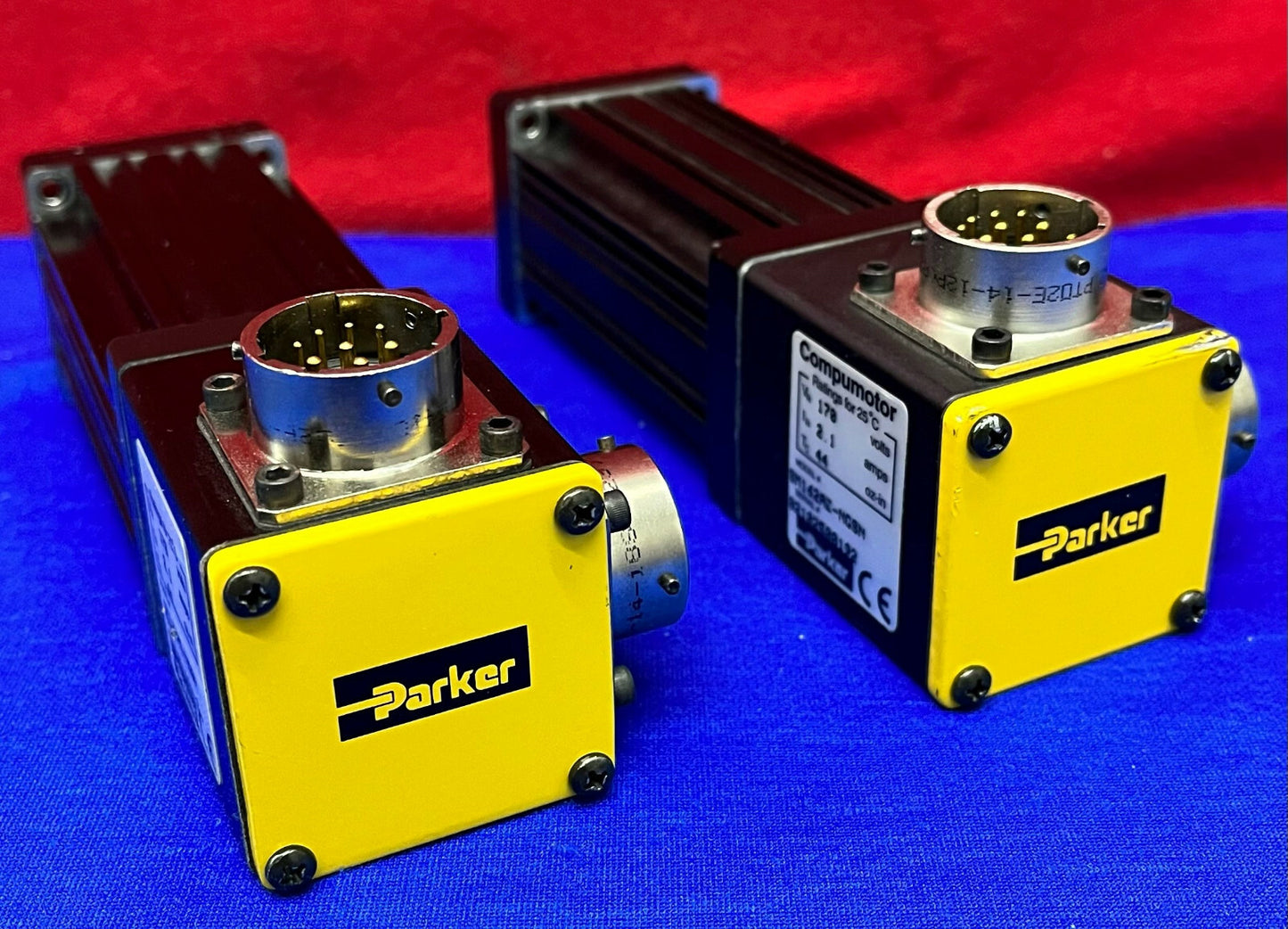 2er-Set bürstenloser Parker Compumotor-Servomotor SM162AE-NGSN