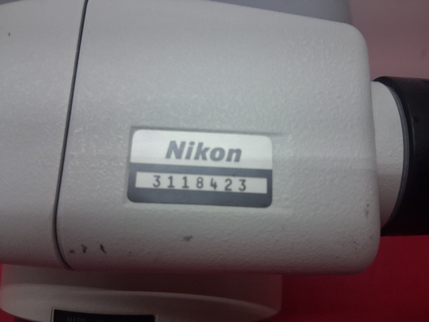NIKON SMZ645 8-50X BINOCULAR STEREO ZOOM MICROSCOPE HEAD WITH 10X EYEPIECES