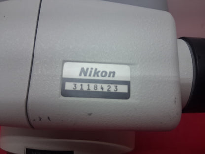 NIKON SMZ645 8-50X BINOCULAR STEREO ZOOM MICROSCOPE HEAD WITH 10X EYEPIECES