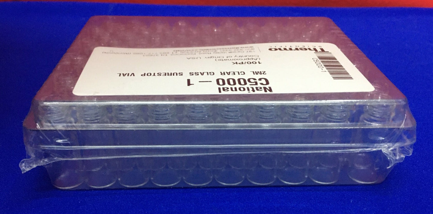 THERMO SCIENTIFIC C5000-1 / CANTIDAD 20 PAQUETES DE 100 VIALES TOTAL DE 2000 VIALES