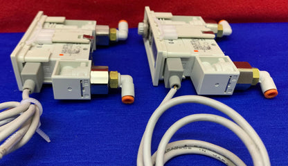 1 lot de 2 - Débitmètre numérique SMC PFM750S-N01L-E, débit 1-50 L