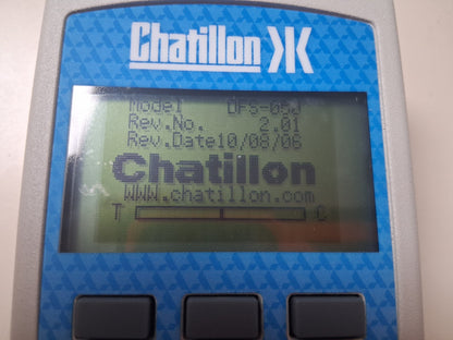 Chatillon Ametek DFS-050 Digital Force Gauge Load Cell  50 lbf w Hard Case Tips